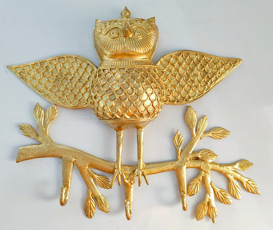 Dhokra Dokra Medium Owl Pnecha I Home Decor I Interior I Handcrafted I Handmade I Artwork,