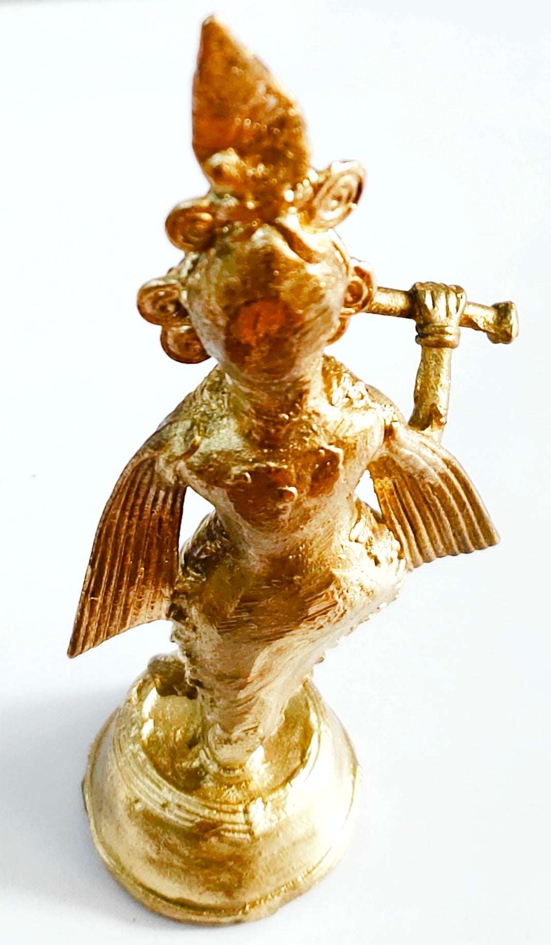 Brass Dokra Shree Krishna Govinda Figurine (Medium)