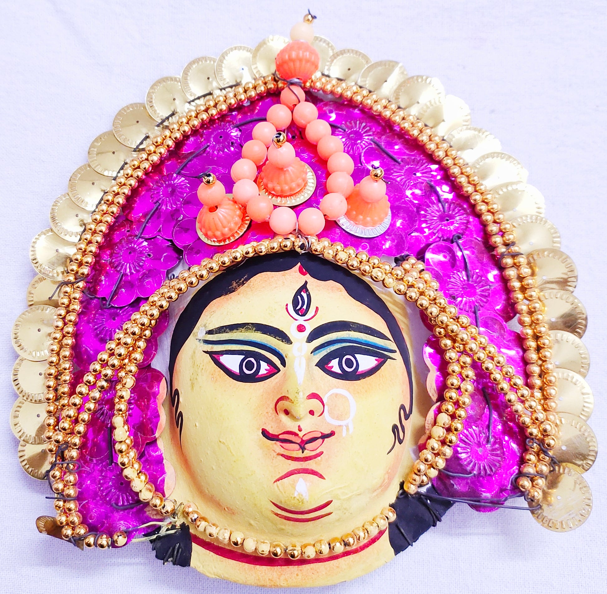 Devi Durga Chhau Mask – Design | Handmade Product | Decorative Showpie ...