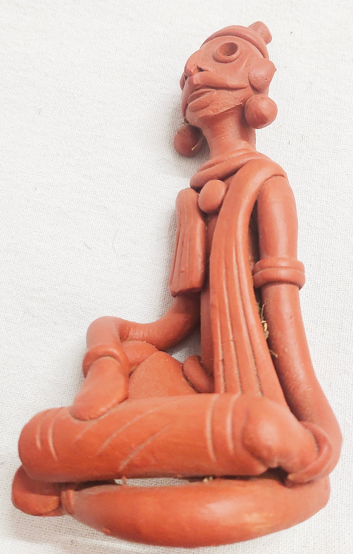 Terracotta Adivashi Showpiece for Home Decoration.