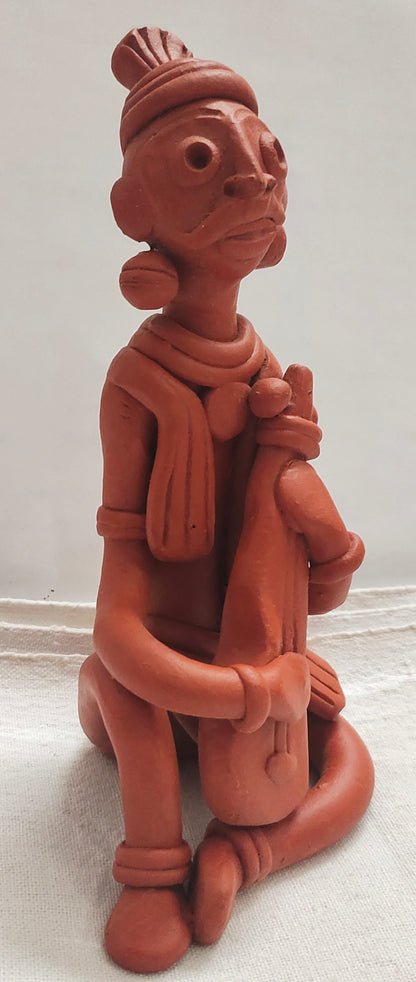 Terracotta Adivashi Showpiece for Home Decoration