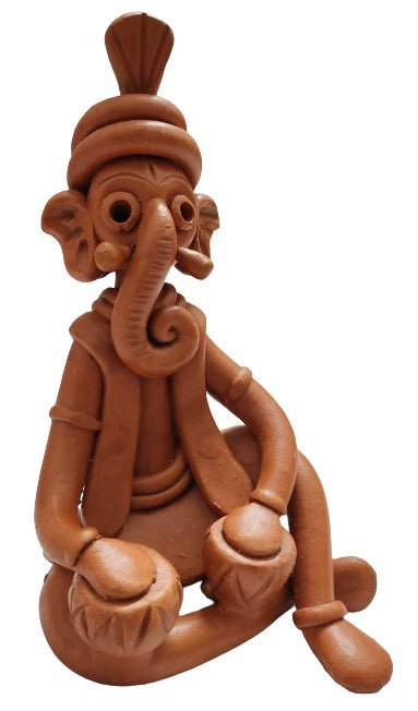 Mukherjee Handicrafts Terracotta Showpiece for Home Decoration Elephant.