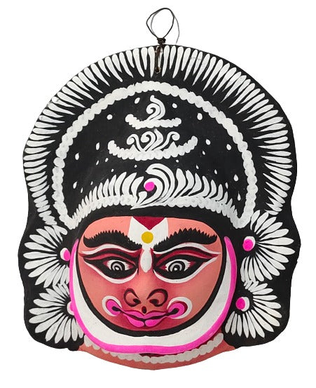 Paper Wall Hanging Mask (13 / 4 / 15 cm, Multicolour) Chhau Mask Puruliya West Bengal.