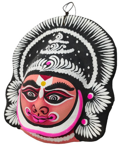 Paper Wall Hanging Mask (13 / 4 / 15 cm, Multicolour) Chhau Mask Puruliya West Bengal.