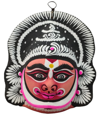 Paper Wall Hanging Mask (13 / 4 / 15 cm, Multicolour) Chhau Mask Puruliya West Bengal.