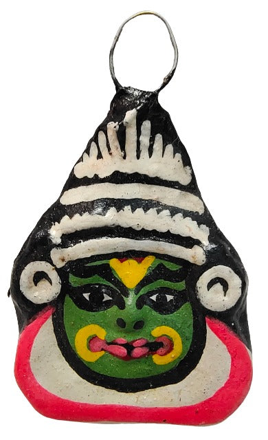 Paper Jewelry Pendent Chhau Mask Puruliya West Bengal.