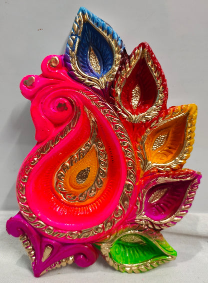 Traditional Handmade Terracotta Diya for Festive Decorations - Mukherjee Handicrafts