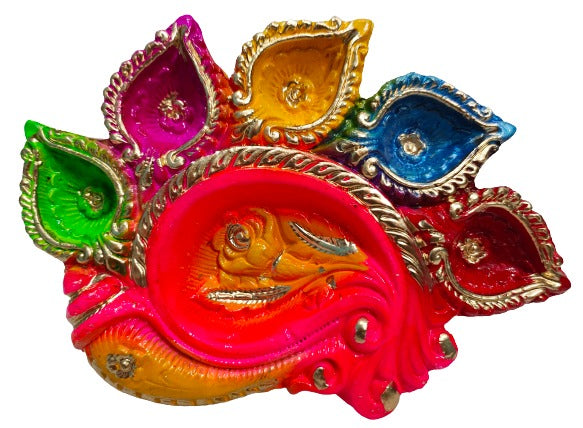 Traditional Handmade Terracotta Diya for Festive Decorations - Mukherjee Handicrafts