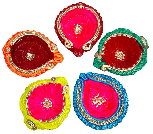 Traditional Handmade Terracotta Diya for Festive Decorations - Mukherjee Handicrafts