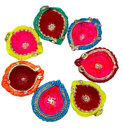 Traditional Handmade Terracotta Diya for Festive Decorations - Mukherjee Handicrafts