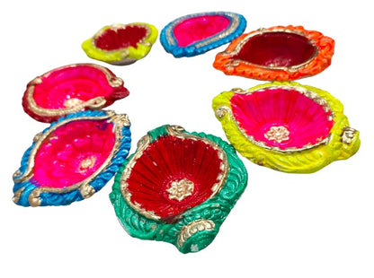 Traditional Handmade Terracotta Diya for Festive Decorations - Mukherjee Handicrafts