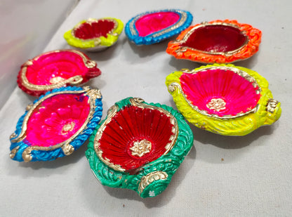 Traditional Handmade Terracotta Diya for Festive Decorations - Mukherjee Handicrafts