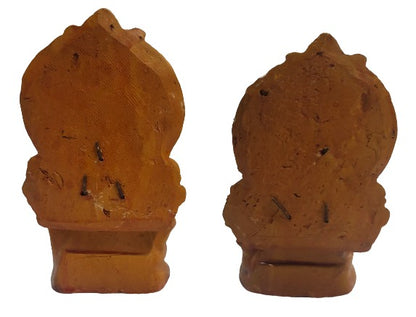 Terracotta Lord Ganesha and Laxmi MATA Idol