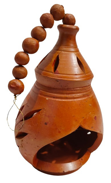 Living Room Decorative Terracotta Hanging Candle Holder,.