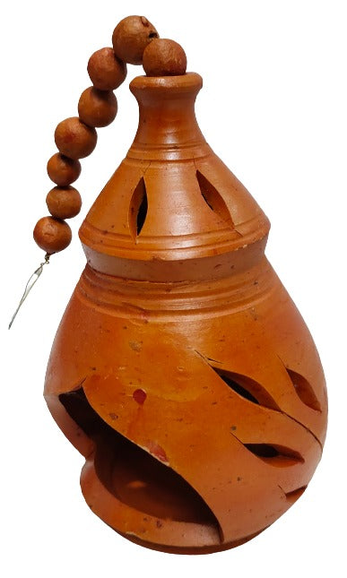 Living Room Decorative Terracotta Hanging Candle Holder,.