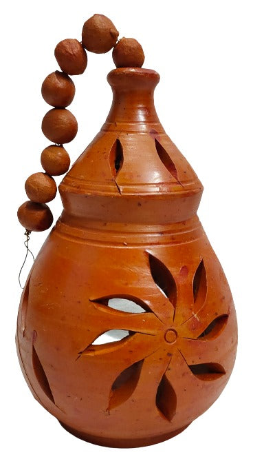 Living Room Decorative Terracotta Hanging Candle Holder,.