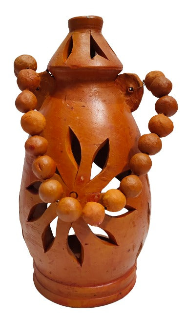 Living Room Decorative Big Terracotta Hanging Candle Holder