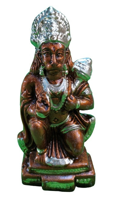 Earthenware Hanuman ji Terracotta Statue/Idol Showpiece (Multi Color, Size - Small).