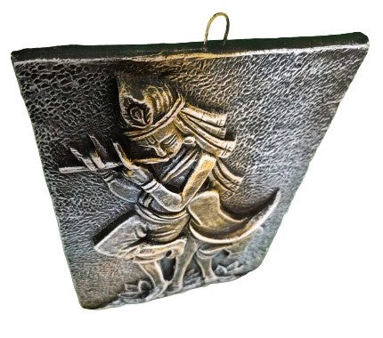 Terracotta Wall Hanging Showpiece for Home Décor Krishna.