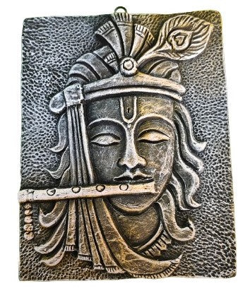 Terracotta Wall Hanging Showpiece for Home Décor Krishna