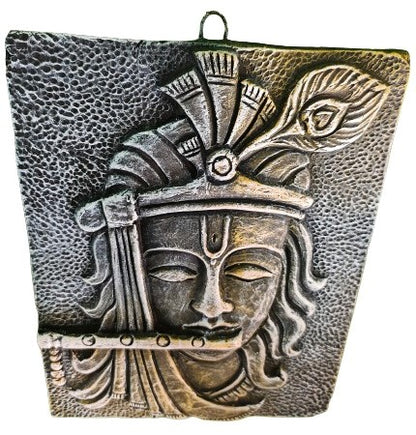 Terracotta Wall Hanging Showpiece for Home Décor Krishna