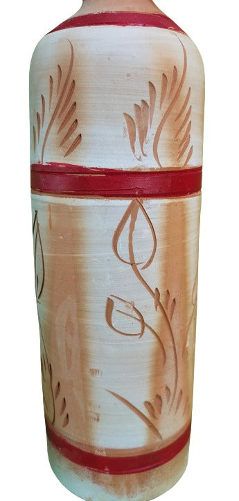 Earthenware Water Bottle I Terracotta Clay I Self Cooling I Terracotta Water Bottle