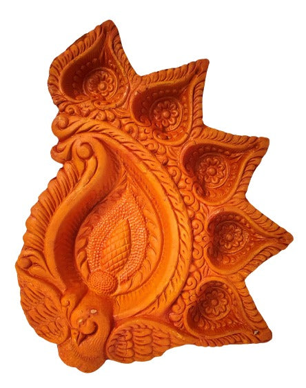 Traditional Handmade Terracotta Diya for Festive Decorations - Mukherjee Handicrafts