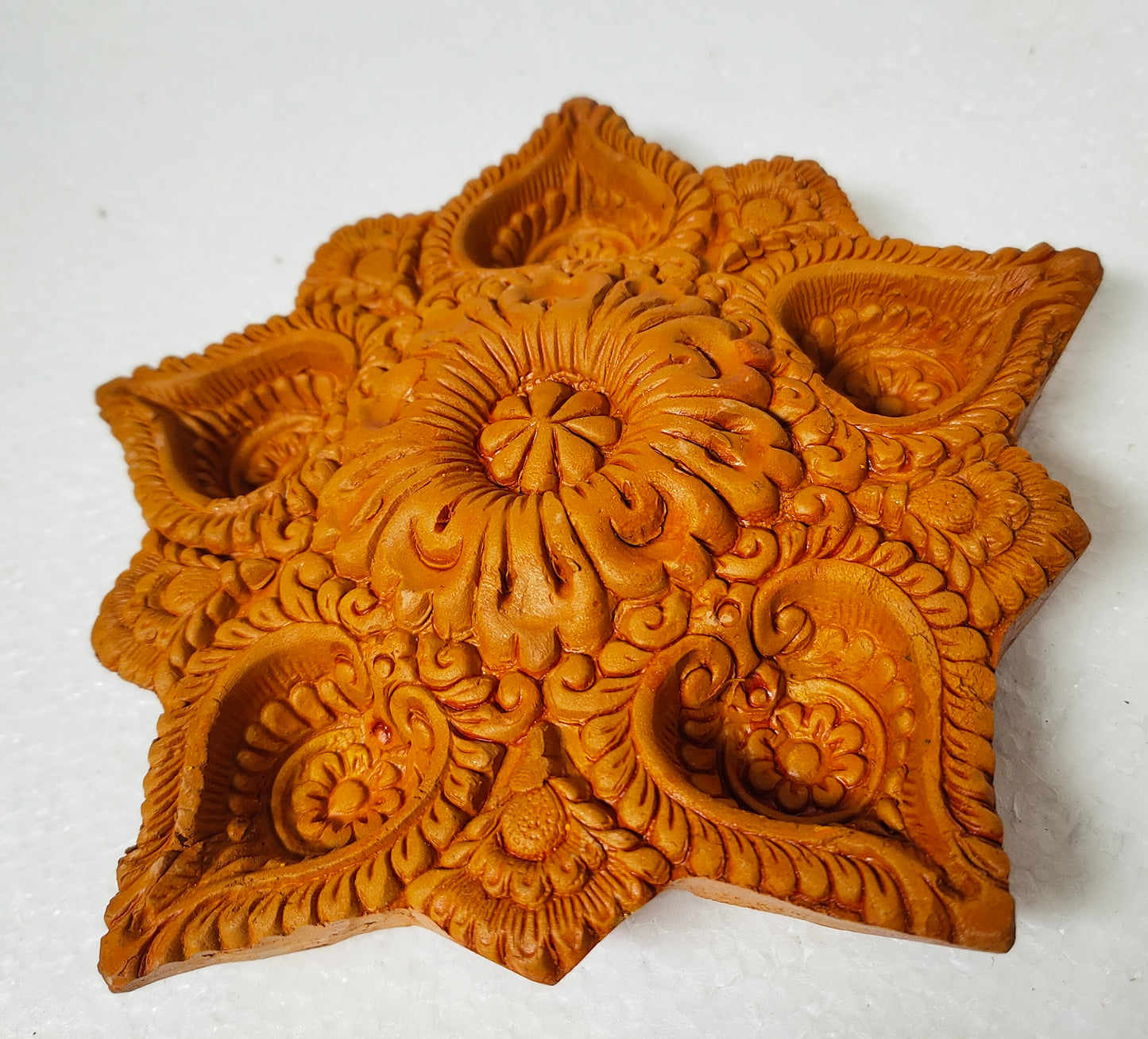 Traditional Handmade Terracotta Diya for Festive Decorations - Mukherjee Handicrafts