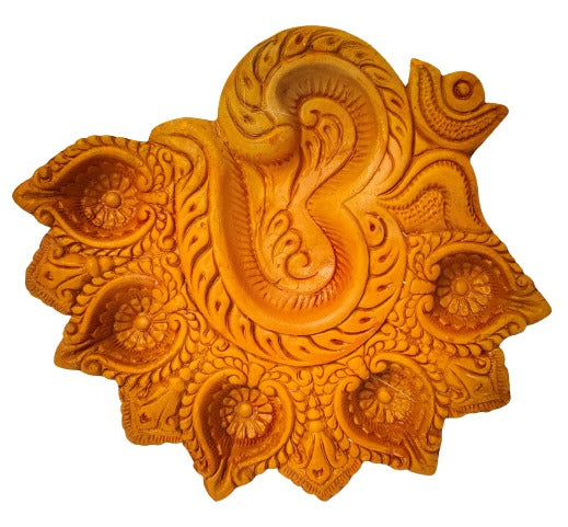 Traditional Handmade Terracotta Diya for Festive Decorations - Mukherjee Handicrafts