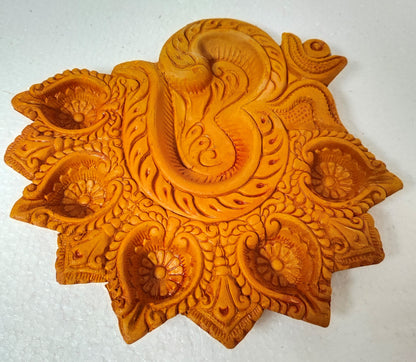 Traditional Handmade Terracotta Diya for Festive Decorations - Mukherjee Handicrafts