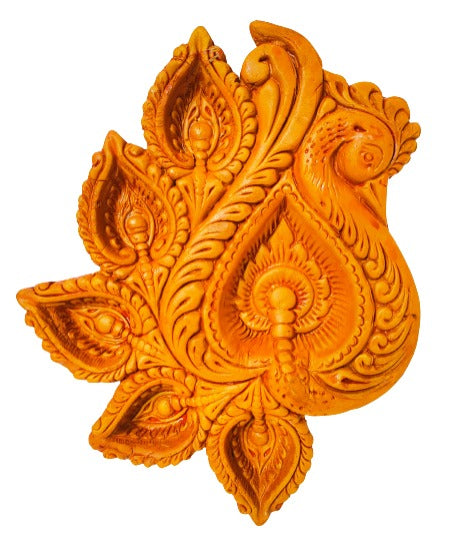 Traditional Handmade Terracotta Diya for Festive Decorations - Mukherjee Handicrafts