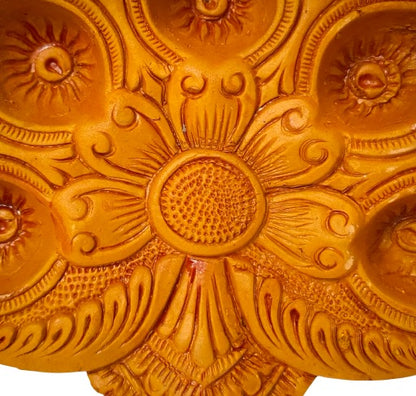 Traditional Handmade Terracotta Diya for Festive Decorations - Mukherjee Handicrafts