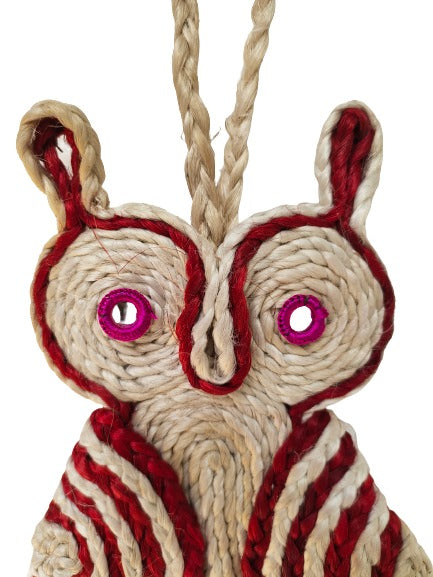 Jute Owl Wall Decor - A Unique Addition to Your Home