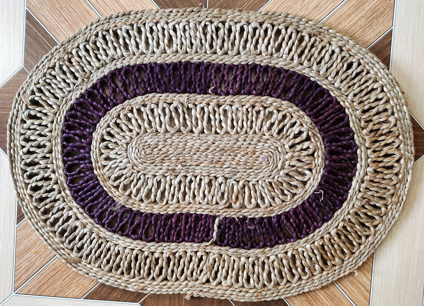 Eco-Friendly Jute Door Mat by Mukherjee Handicrafts - Durable & Stylish Welcome Mat