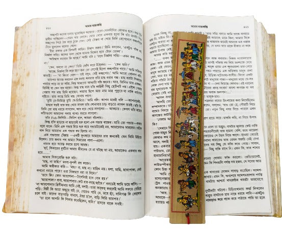 Patachitra Bookmark - Handmade Traditional Indian Artwork for Book Lovers