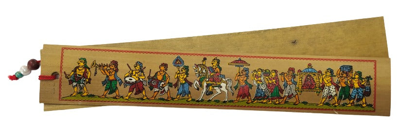 Patachitra Bookmark - Handmade Traditional Indian Artwork for Book Lovers