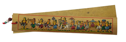 Patachitra Bookmark - Handmade Traditional Indian Artwork for Book Lovers