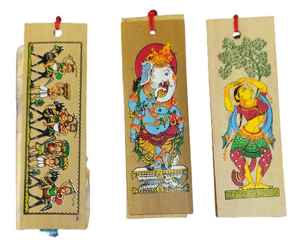 Patachitra Bookmark - Exquisite Indian Artisanal Craftsmanship for Your Reading Pleasure