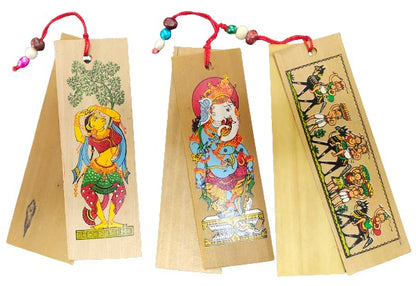 Patachitra Bookmark - Exquisite Indian Artisanal Craftsmanship for Your Reading Pleasure