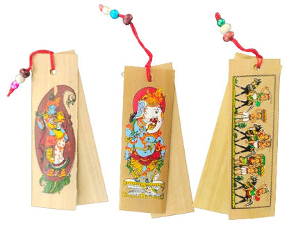 Patachitra Bookmark - Traditional Art of Odisha Handmade for Your Reading Collection