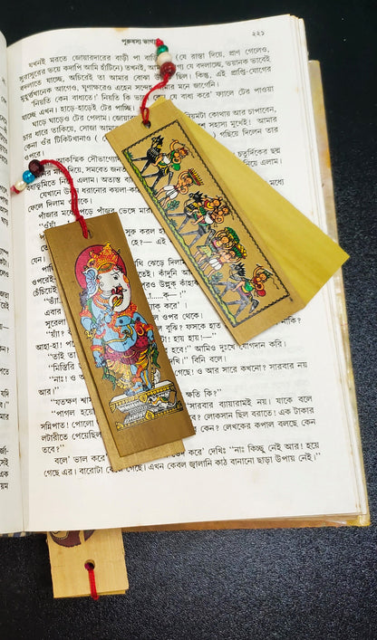 Patachitra Bookmark - Traditional Art of Odisha Handmade for Your Reading Collection