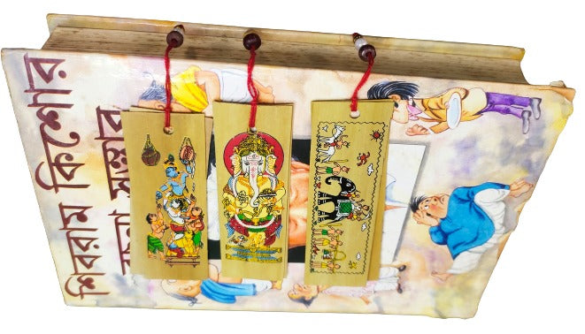 Patachitra Bookmark - A Beautiful Piece of Traditional Indian Art for Your Reading Collection