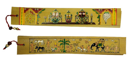 Patachitra Bookmark - Traditional Indian Artwork for Books and Journals