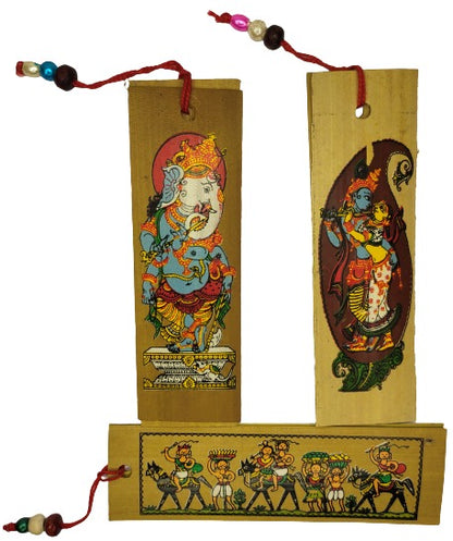 Patachitra Bookmark - Traditional Art of Odisha Handmade for Your Reading Collection