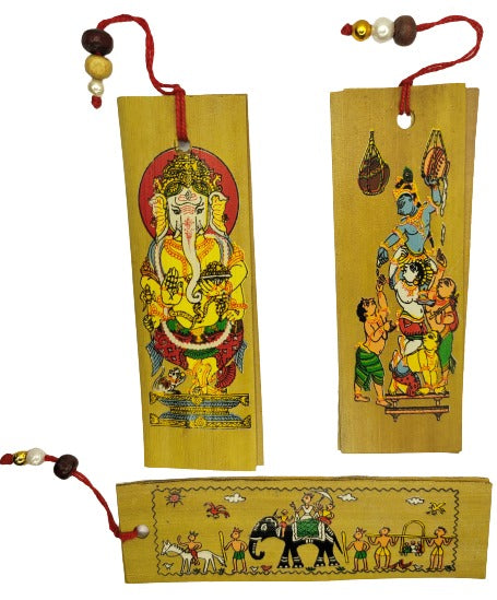 Patachitra Bookmark - A Beautiful Piece of Traditional Indian Art for Your Reading Collection