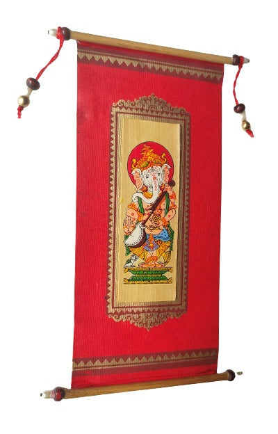 Traditional Indian Art with a Twist: Mukherjee Handicrafts Patachitra Envelop cum Wall Hanging