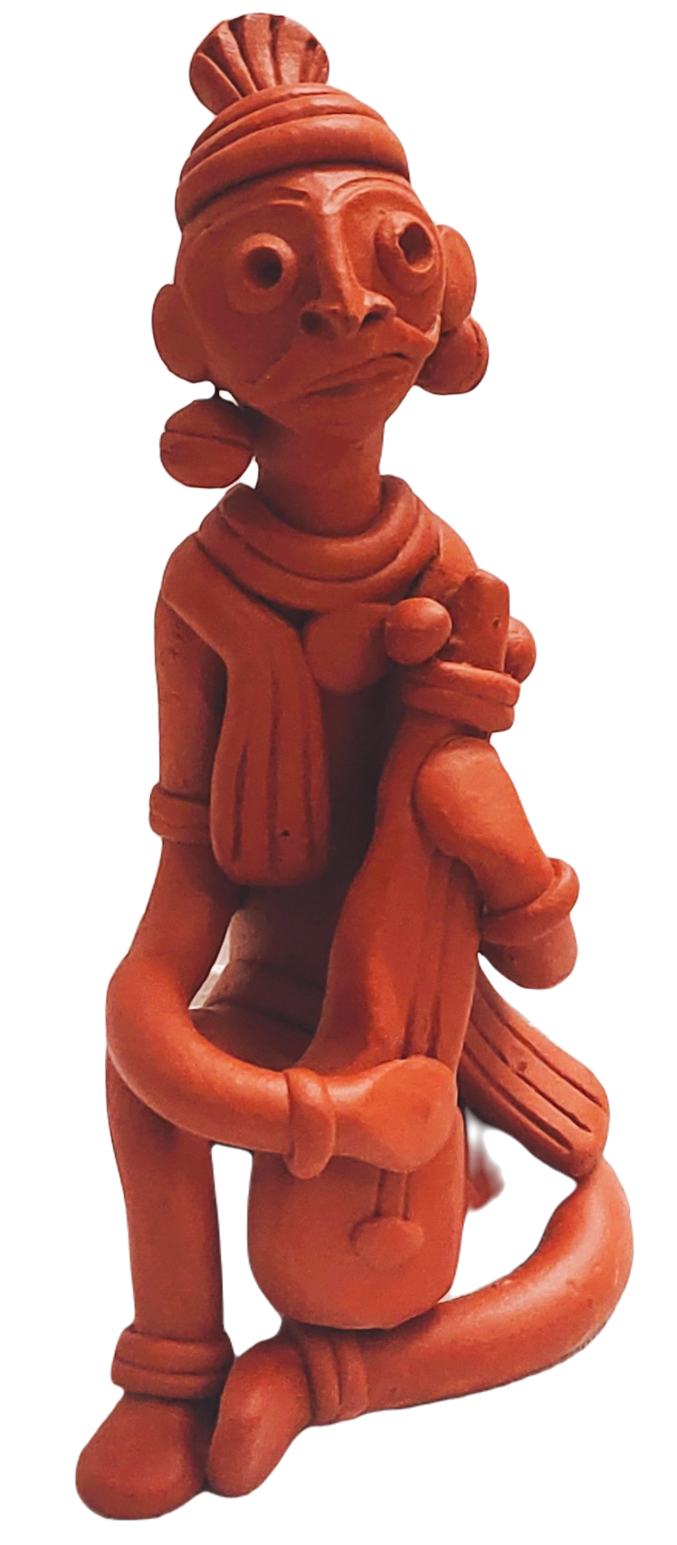 Terracotta Adivashi Showpiece for Home Decoration