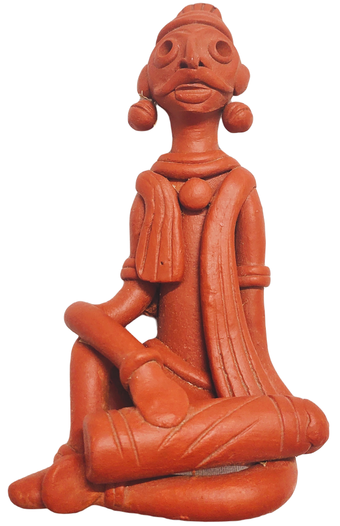 Terracotta Adivashi Showpiece for Home Decoration.