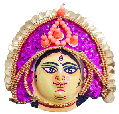 Devi Durga Chhau Mask – Design | Handmade Product | Decorative Showpiece & Wall Hanging,